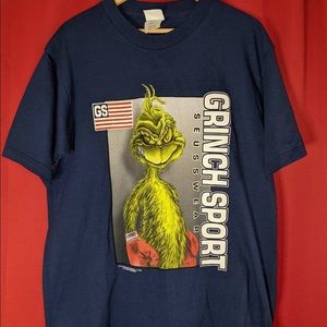 Vintage 1997 Dr Seuss The Grinch Sports Seuss Wear Tee